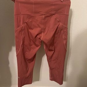 Lululemon Fast and Free 23” leggings Size 10